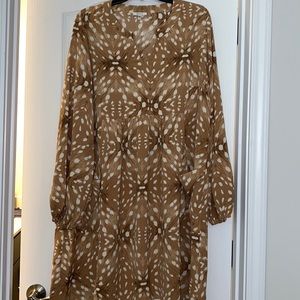 Long-Sleeve Babydoll Dress